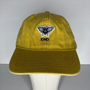 Bee Kind Yellow Adjustable Hat